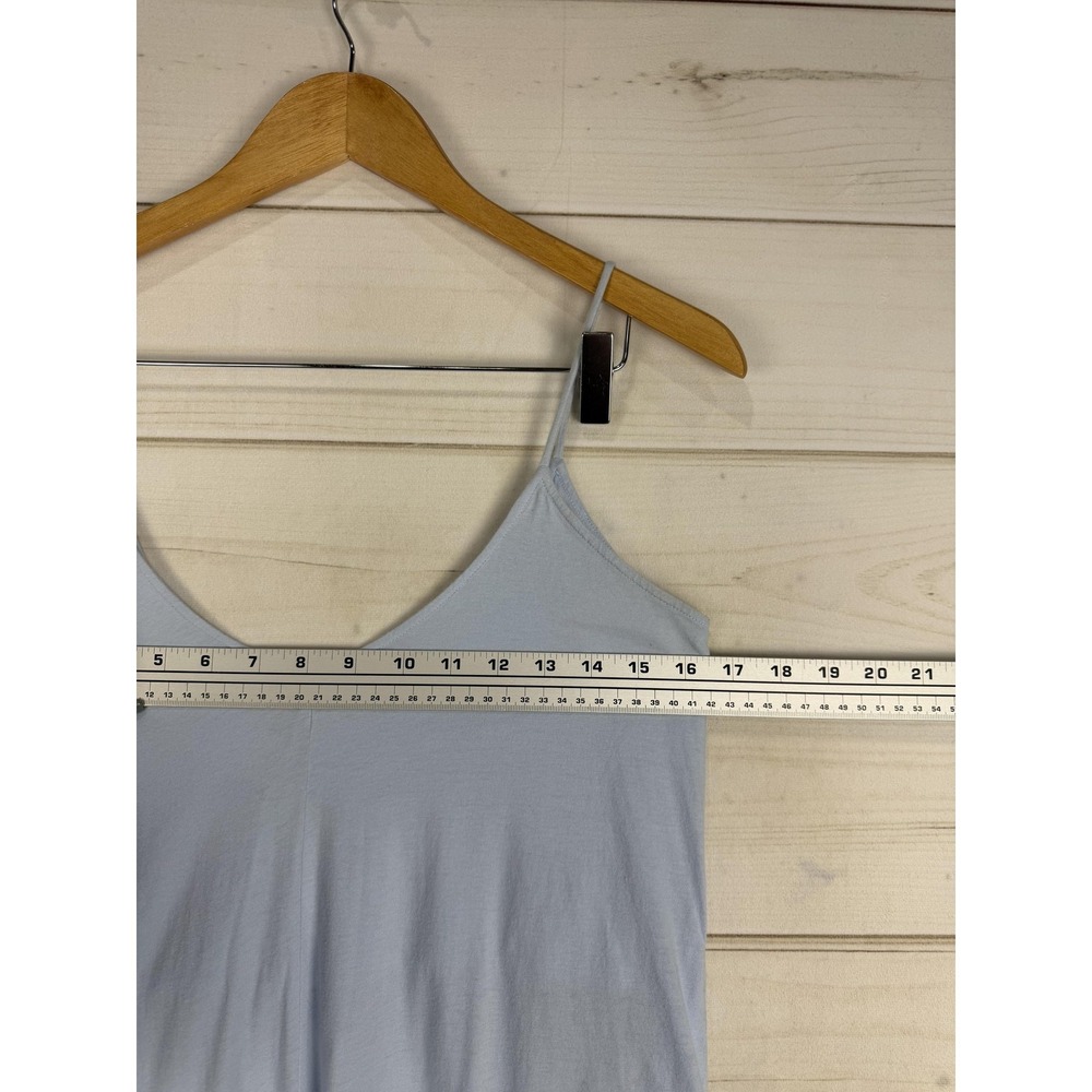 Groceries Apparel Dress Womens Medium Blue Trapeze Swing Midi Organic Cotton - Picture 5 of 8